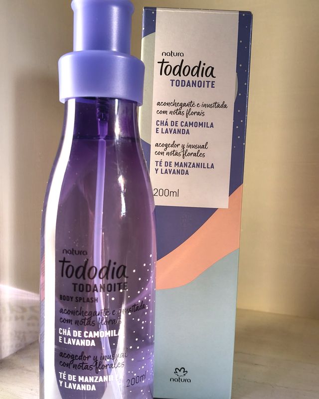 Body Splash Manzanilla & Lavanda – Tododia · té de manzanilla y lavanda · 200ml – Natura en Ailu Showroom, perfumería en Ensenada con envíos a toda Argentina
